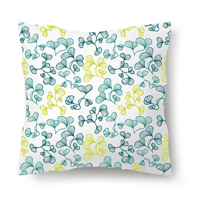 Față de pernă nordică cu imprimeu de flori Husă de pernă din poliester Decor pentru casă 45x45CM Față de pernă decorativă pentru canapea Față de pernă scandinavă