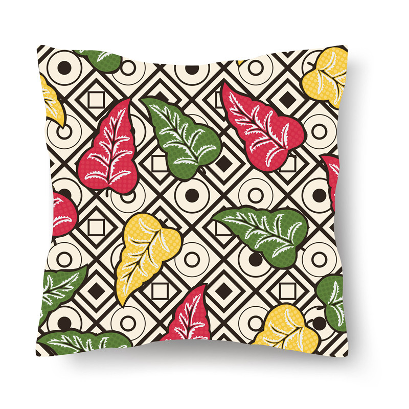 Față de pernă nordică cu imprimeu de flori Husă de pernă din poliester Decor pentru casă 45x45CM Față de pernă decorativă pentru canapea Față de pernă scandinavă