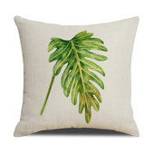 Plant Botanical vászon párnahuzat Bed Ins Style Lakásdekor Kanapé Háztartási Kellékek Autó párnahuzat Párnahuzat 45cm