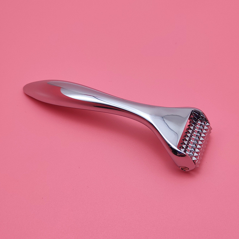 Rozsdamentes acél görgős arcemelő masszírozó arcformáló relaxáló ránctalanító Micropin bőrápoló Spa Bueaty testkarcsúsító eszközök
