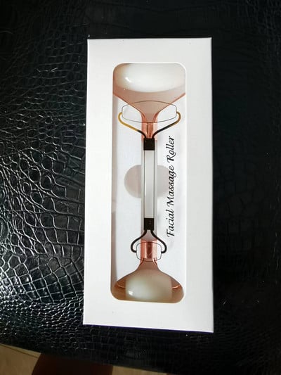 Masažer za lice i tijelo Roller Jade Stone Stone Valjak za masažu od prirodnog ružičastog kvarca Gua Sha Set Face Lifting Beauty Massage Tools