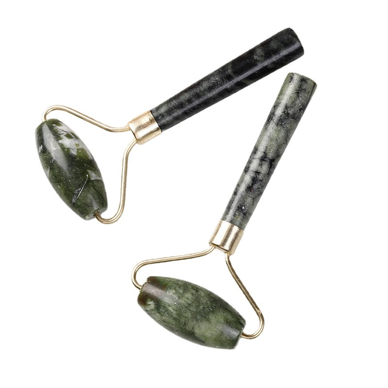 Natural Face Jade Roller Gua Sha Scraper arcbőrápoló Guasha Stone Masszírozó arcra Nyak Bőr Lifting Ránctalanító ápolás