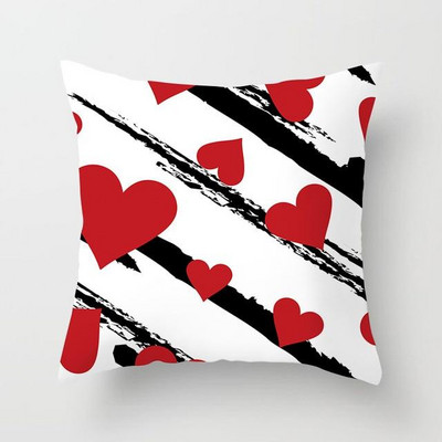 Otthoni dekoráció Beloved Red Lip Print Dekoratív párna párnahuzat párnahuzat párna párna kanapé dekoráció
