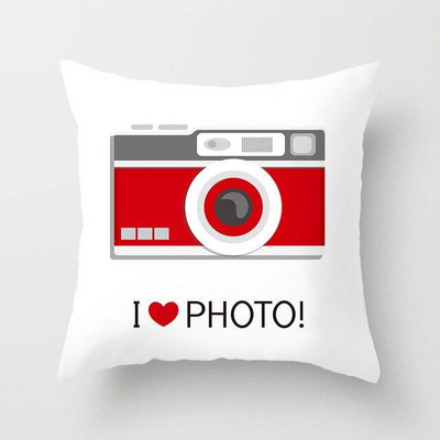 Otthoni dekoráció Beloved Red Lip Print Dekoratív párna párnahuzat párnahuzat párna párna kanapé dekoráció