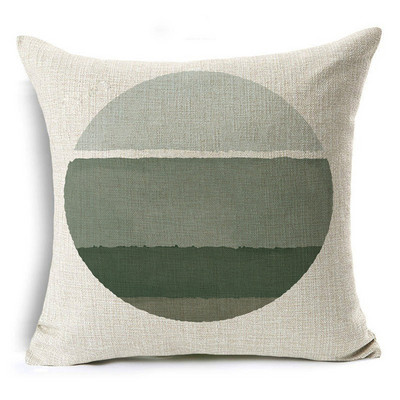 WZH Roheline muster Dekoratiivne padjakate Lilleline padjapüür autodiivanile Decor Padjapüür Kodu Padjad 45cm x 45cm