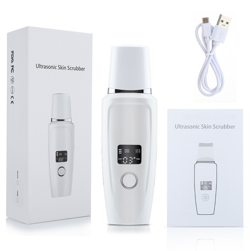 Ultrazvučna lopatica za ribanje kože Ultrazvučni ionski aparat za dubinsko čišćenje lica Vibrator za uklanjanje mitisera Vibrator za čišćenje lica od bora