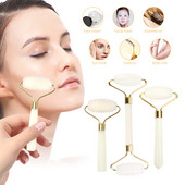 Természetes fehér jade arcmasszírozó öregedési ráncok Face Lift Up V arc Jade görgős arcmasszírozó természetes jade köves szemmasszírozó