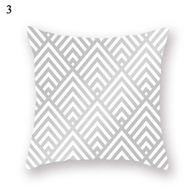 Față de pernă geometrică, gri argintiu, decorațiuni pentru casă, pătrată, huse de pernă, huse, decorațiuni pentru casă, pernă, decor auto