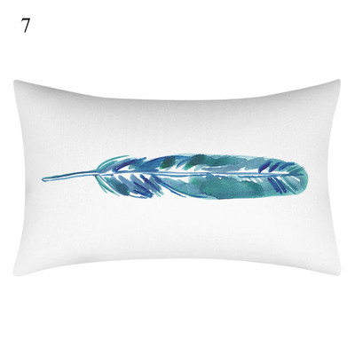 Pernă decorativă Față de pernă cu plante tropicale Husă de pernă Față de pernă decorativă Pernă Decor pentru casă