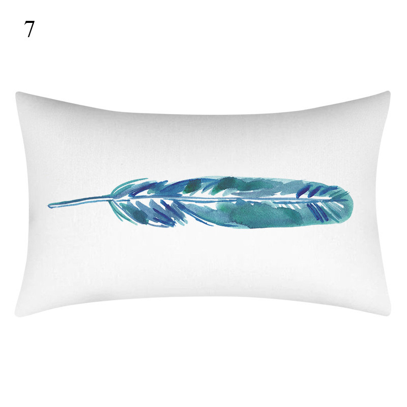 Pernă decorativă Față de pernă cu plante tropicale Husă de pernă Față de pernă decorativă Pernă Decor pentru casă