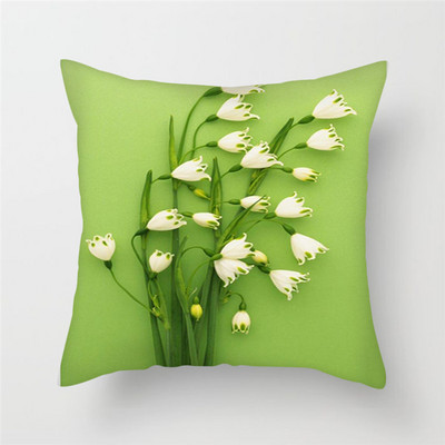 Fuwatacchi napraforgó párnahuzat Lotus Lily Rose párnahuzat otthoni székhez dekoratív párnák virág párnahuzat 45*45 cm