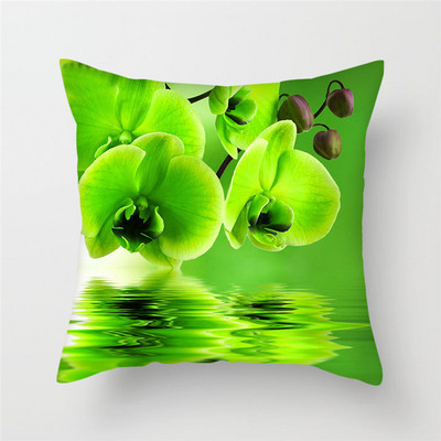 Fuwatacchi napraforgó párnahuzat Lotus Lily Rose párnahuzat otthoni székhez dekoratív párnák virág párnahuzat 45*45 cm