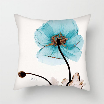 Fuwatacchi napraforgó párnahuzat Lotus Lily Rose párnahuzat otthoni székhez dekoratív párnák virág párnahuzat 45*45 cm