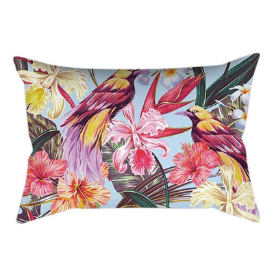 Mandala cu pene, model floral, modă simplă, dreptunghiulară, husă de pernă pentru canapea, decor confortabil.