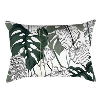 Mandala cu pene, model floral, modă simplă, dreptunghiulară, husă de pernă pentru canapea, decor confortabil.