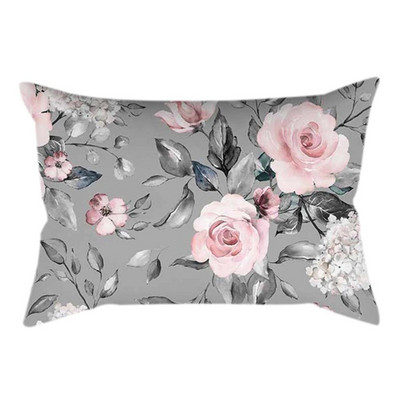 Mandala cu pene, model floral, modă simplă, dreptunghiulară, husă de pernă pentru canapea, decor confortabil.