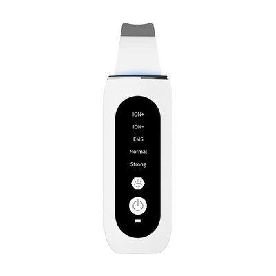 ABS Woman Sonic Skin Skin Scrubber hordozható akkumulátorral működő csúszásmentes USB interfész gombos vezérlő LED lámpa mitesszer eltávolító