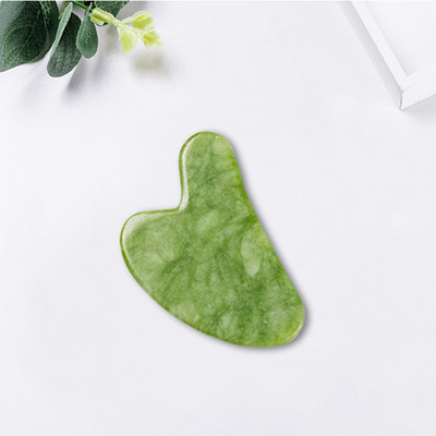Természetes Jade Guasha Masszázstábla Arc Gua Sha Stone Scraper Body Beauty Lifting Ránckaparás SPA Masszírozó Egészségügyi Eszközök