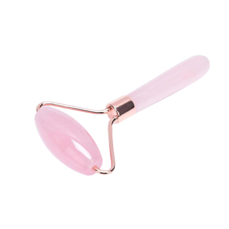 Hot Sale Rose Face Lift Massager Crystal Roller Facial Massage Relaxation Jade Roller Stone Natural Rose Quartz Beauty Alat za kožu