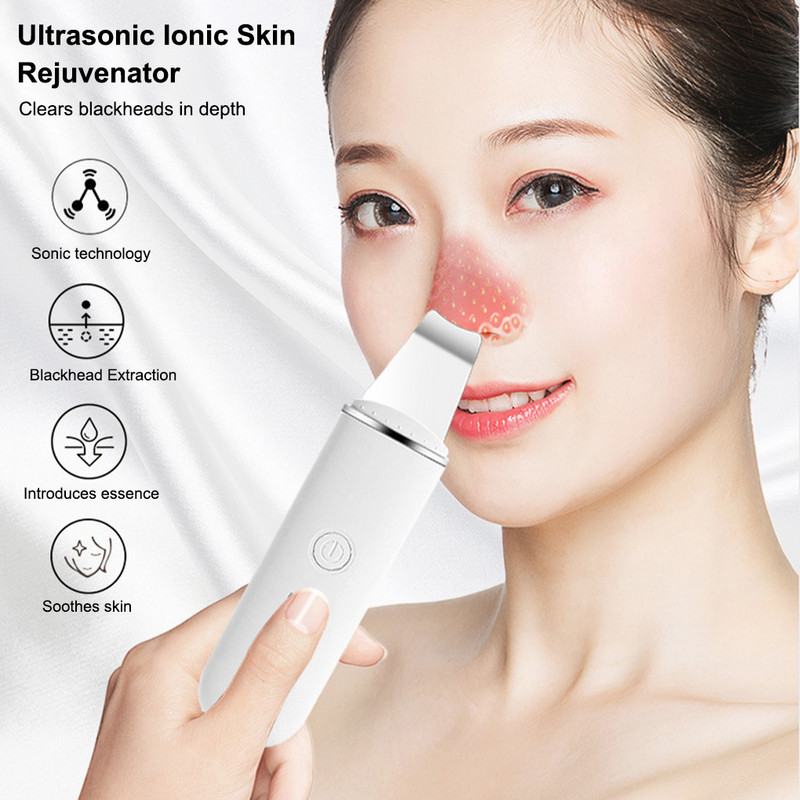Bőrápoló Scrubber Beauty Pulse Face Spatula Készülék Hordozható Utazási Háztartási Szalon Tiszta Mitesszer eltávolító gép