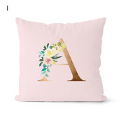 Rózsaszín párnahuzat dekoratív arany betűkkel nyomtatott párnahuzatok párnahuzat kanapé párnák huzat dekoratív párnahuzat 45*45cm