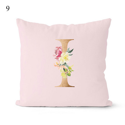 Rózsaszín párnahuzat dekoratív arany betűkkel nyomtatott párnahuzatok párnahuzat kanapé párnák huzat dekoratív párnahuzat 45*45cm