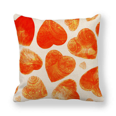 Otthoni párnahuzat vászon párnahuzat párnahuzat Valentin-napi dekoráció párnahuzat szerelmes párnahuzat 45 * 45cm