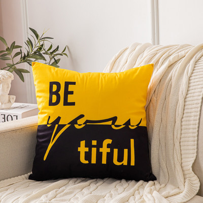 Κάλυμμα μαξιλαριού Βελούδινο κάλυμμα μαξιλαριού για καναπέ Σαλόνι Housse De Coussin Διακοσμητικά μαξιλάρια Nordic διακόσμηση σπιτιού