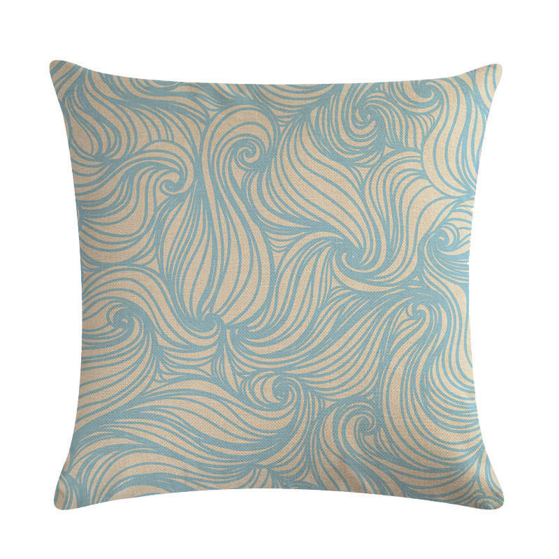 Creative Wave Line párnahuzat dekorációs párnák kanapéhoz nappali Car Housse De Coussin lakberendezéshez