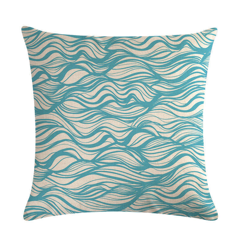Creative Wave Line párnahuzat dekorációs párnák kanapéhoz nappali Car Housse De Coussin lakberendezéshez