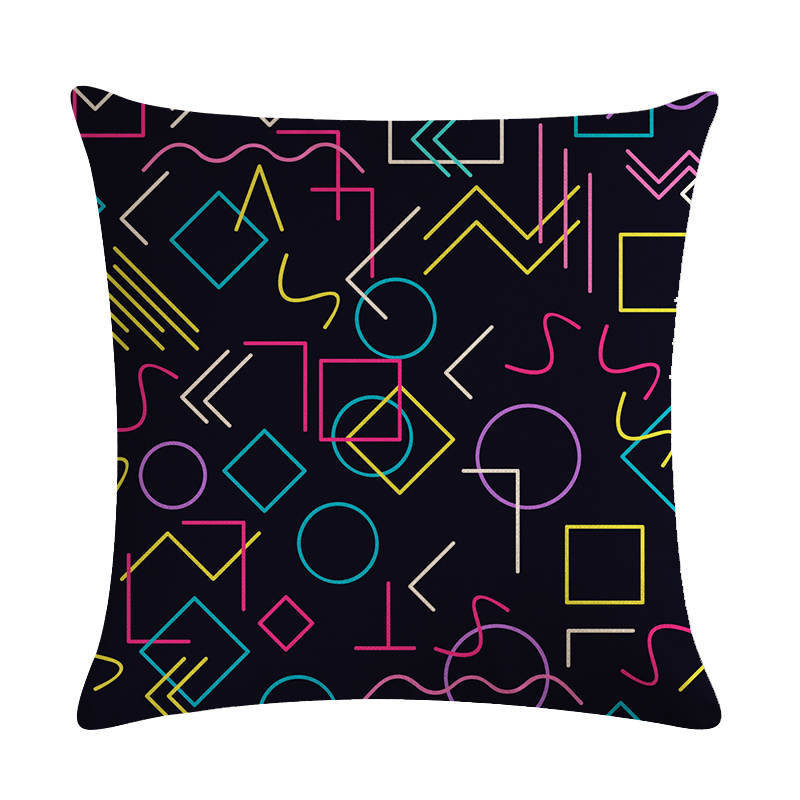 Creative Wave Line párnahuzat dekorációs párnák kanapéhoz nappali Car Housse De Coussin lakberendezéshez
