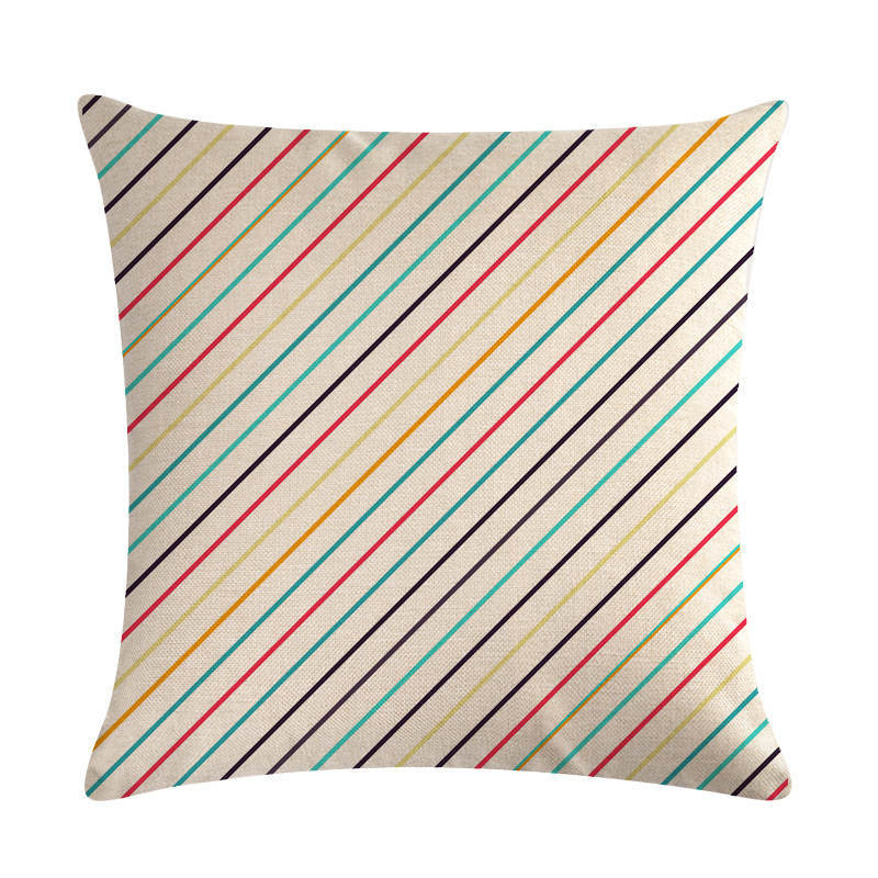 Creative Wave Line párnahuzat dekorációs párnák kanapéhoz nappali Car Housse De Coussin lakberendezéshez