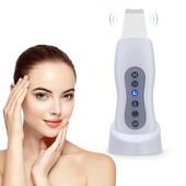 Ultrahangos bőrradír vibrációs mélytisztító fekete pöttyös mitesszer akne eltávolító arc peeling bőrtisztító gép