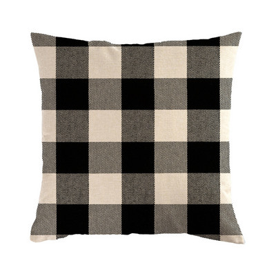 Husă de pernă cu geometrie în stil nordic din bumbac in carouri colorate cu geometrie husă de pernă decorativă pentru casă husă de pernă pentru canapea