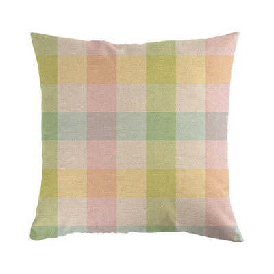 Husă de pernă cu geometrie în stil nordic din bumbac in carouri colorate cu geometrie husă de pernă decorativă pentru casă husă de pernă pentru canapea