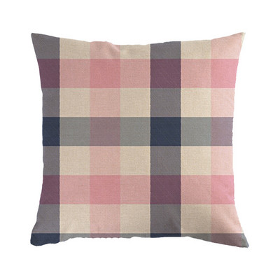 Husă de pernă cu geometrie în stil nordic din bumbac in carouri colorate cu geometrie husă de pernă decorativă pentru casă husă de pernă pentru canapea