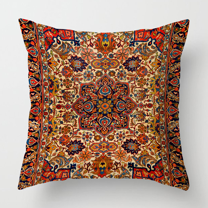 Nordic National Style Párnahuzat Lakásdekoráció Nappali Kanapé Dekoráció Párnahuzat 50*50 Autó Kao'z Huzat 40*40