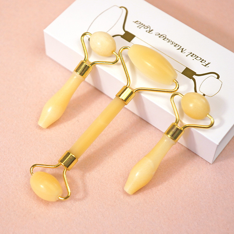 Jade Roller arcmasszírozóhoz Szépség Bőrápolás Smink Eszközök Szemmasszázs SPA Méregtelenítő terápia Lifting Arc Karcsúsító ránctalanító