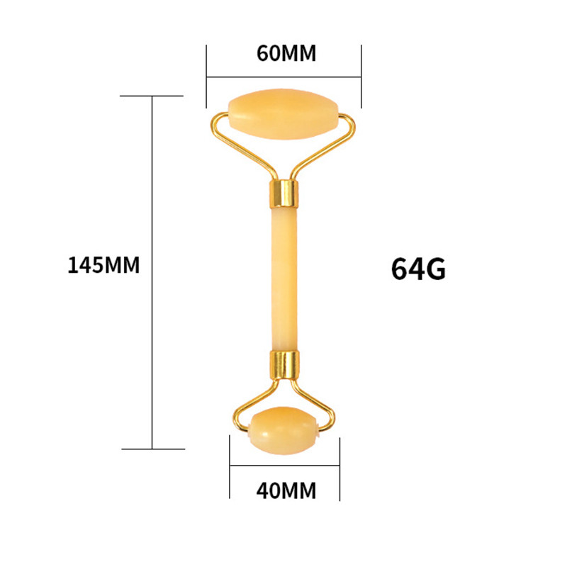 Jade Roller arcmasszírozóhoz Szépség Bőrápolás Smink Eszközök Szemmasszázs SPA Méregtelenítő terápia Lifting Arc Karcsúsító ránctalanító