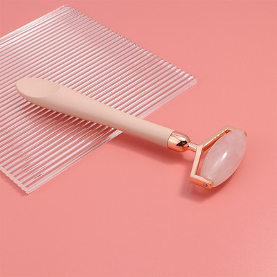 1kom Jade Roller Štap za masažu lica Puder za uljepšavanje Kristalni valjak V Instrument za mršavljenje Valjak za masažu lica