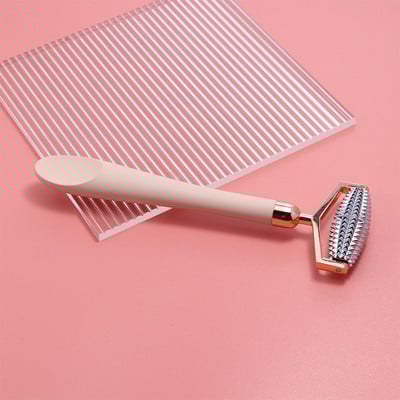 1kom Jade Roller Štap za masažu lica Puder za uljepšavanje Kristalni valjak V Instrument za mršavljenje Valjak za masažu lica