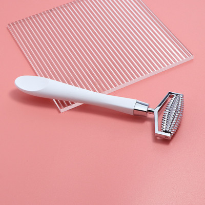 1kom Jade Roller Štap za masažu lica Puder za uljepšavanje Kristalni valjak V Instrument za mršavljenje Valjak za masažu lica