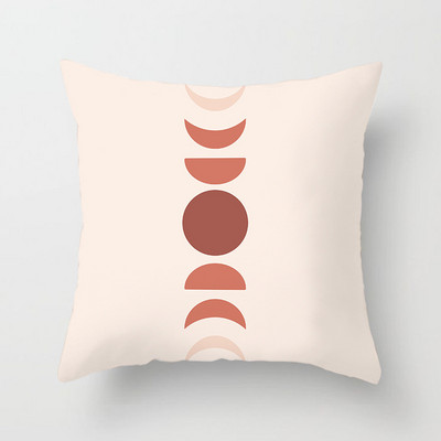 45x45 cm új geometriai absztrakt virág levelek párnahuzat egyedi sivatagi napkelte kaktusz párnahuzat nappali kanapé otthoni dekoráció