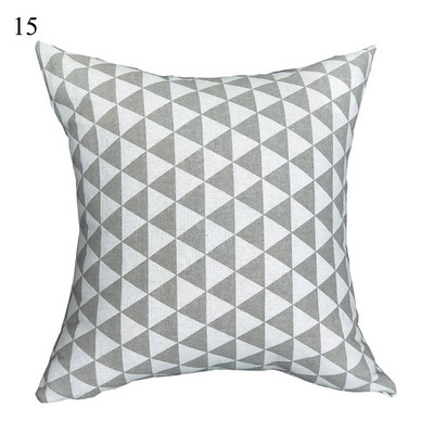 45x45 cm-es párnahuzatok lakberendezési kanapé párnahuzat párnahuzat sárga kockás poliészter párnahuzat