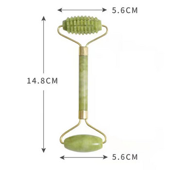 Μασάζ προσώπου Roller Gua sha Jade Store Scraper Roller massage For Face Massager Roller Jade Guasha Scraper For Face Microniddle