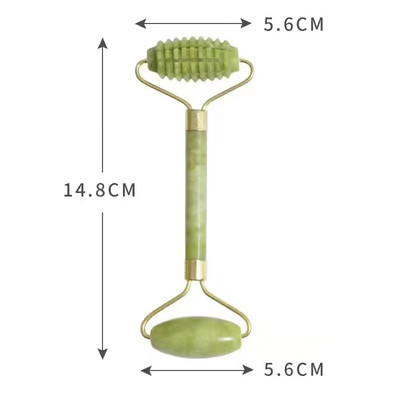 Arcmasszírozó görgő Gua sha Jade Store Kaparó Görgős masszázs Arcmasszírozóhoz Jade Roller Guasha Kaparó Arc Microniddle