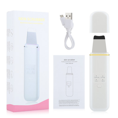 Arc ultrahangos tisztító súroló masszírozó arc mitesszer eltávolító tisztító vibrátorok gépi peeling ultrassonico kaparó