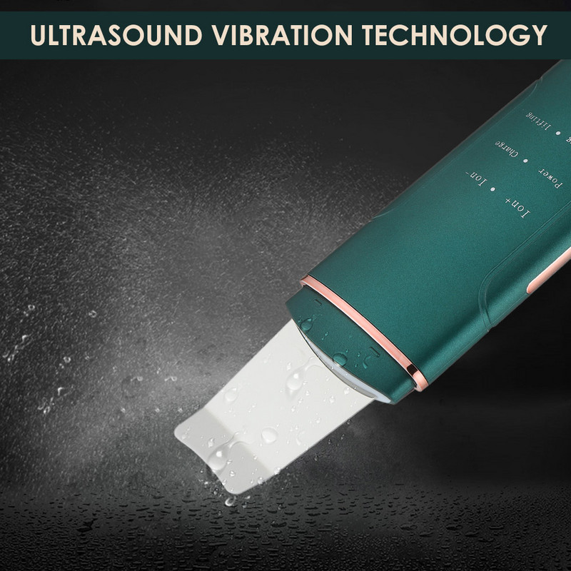 Utrasonic Cleaning Bőrradír Arc Spatula Mitesszer eltávolító Peeling Kawitacyjny Purifier Kavitációs Peeling Arc lifting