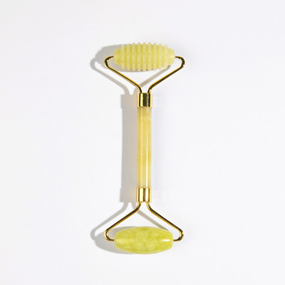 Φυσικό μασάζ προσώπου Jade Roller Scraper Facial Skin Tools Care Tools Roller Massage Microniddle Καθαριστικό προσώπου Περιποίηση δέρματος με κουτί