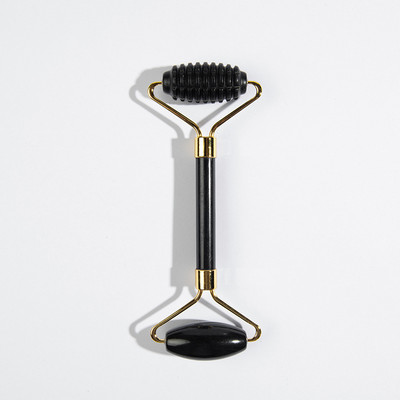 Φυσικό μασάζ προσώπου Jade Roller Scraper Facial Skin Tools Care Tools Roller Massage Microniddle Καθαριστικό προσώπου Περιποίηση δέρματος με κουτί